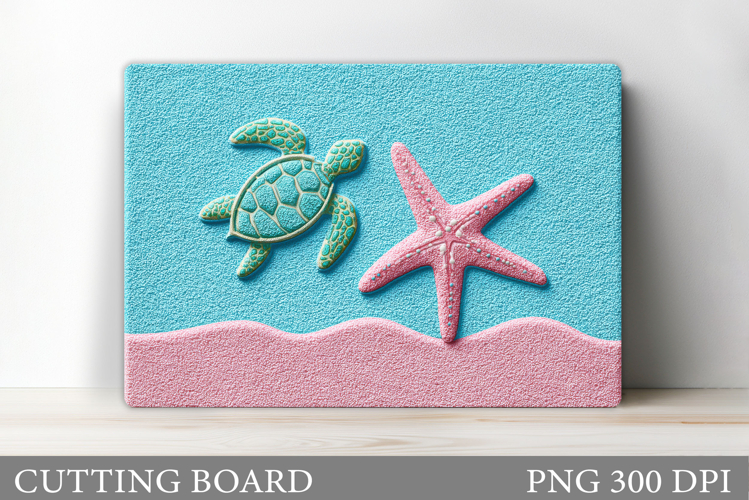 Turtle Kitchen Cutting Board. Sea Turtle Cutting Board