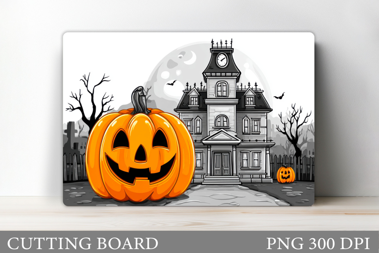 Halloween Pumpkin Cutting Board. Halloween Cutting Board