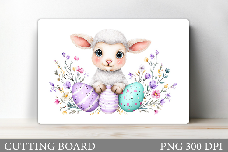 Easter Lamb Cutting Board. Easter Cutting Board Design