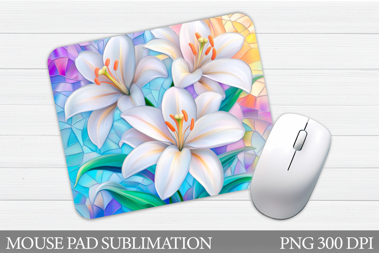 Floral Mouse Pad Sublimation. Flowers Mouse Pad Design