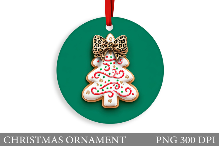 Christmas Tree Christmas Ornament. Winter Christmas Ornament