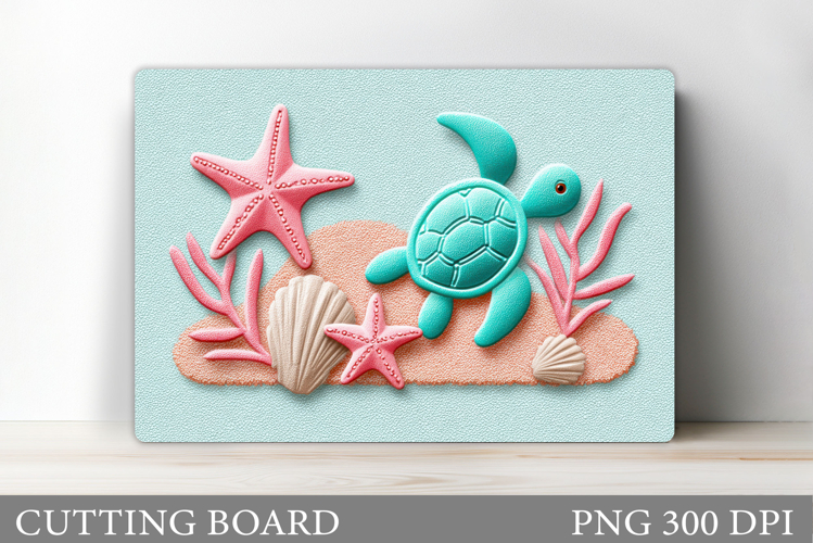 Turtle Cutting Board. Sea Turtle Cutting Board Design