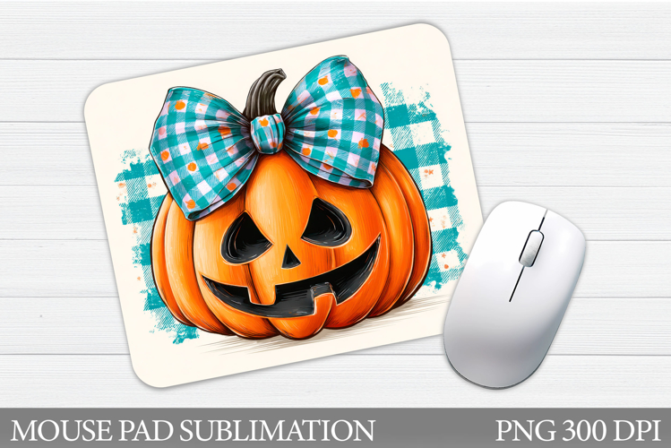 Halloween Pumpkin Mouse Pad. Halloween Mouse Pad Sublimation
