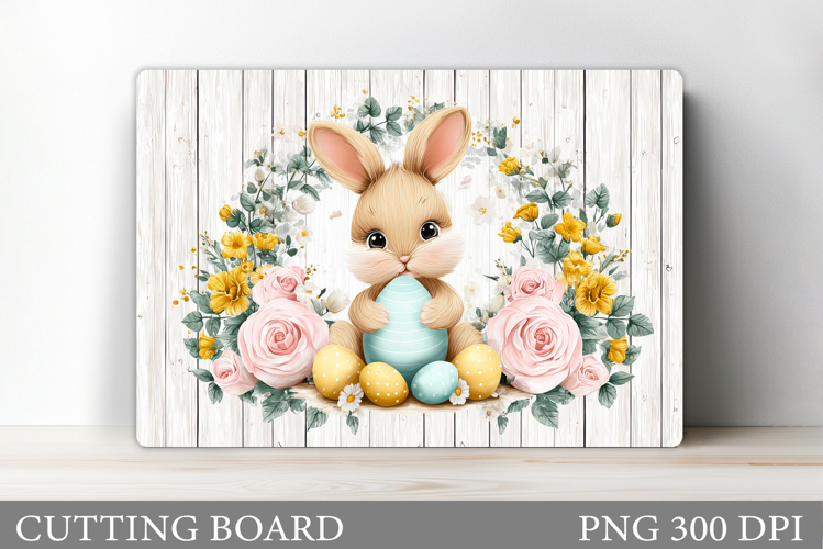 Easter Bunny Cutting Board. Easter Cutting Board Sublimation
