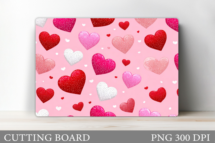 Hearts Cutting Board Design. Hearts Kitchen Cutting Board