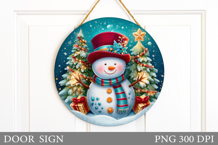 Christmas Snowman Clipart Image 12