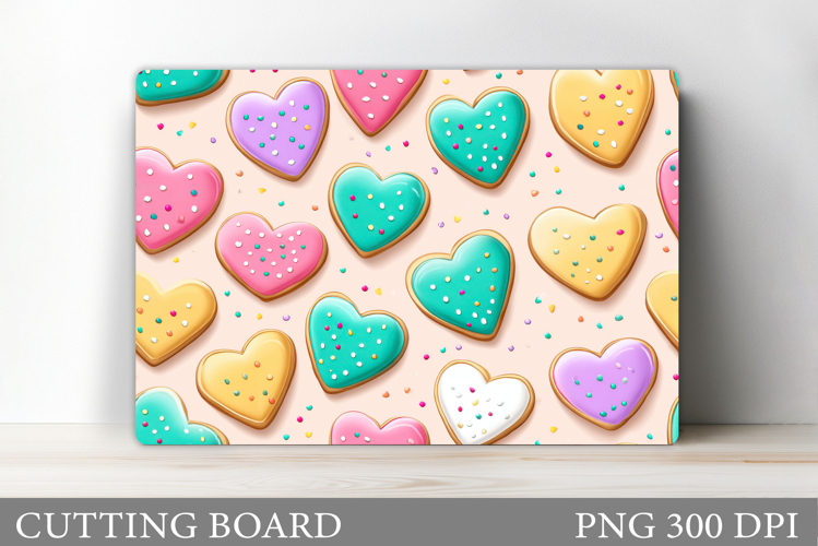 Hearts Cutting Board Design. Hearts Kitchen Cutting Board