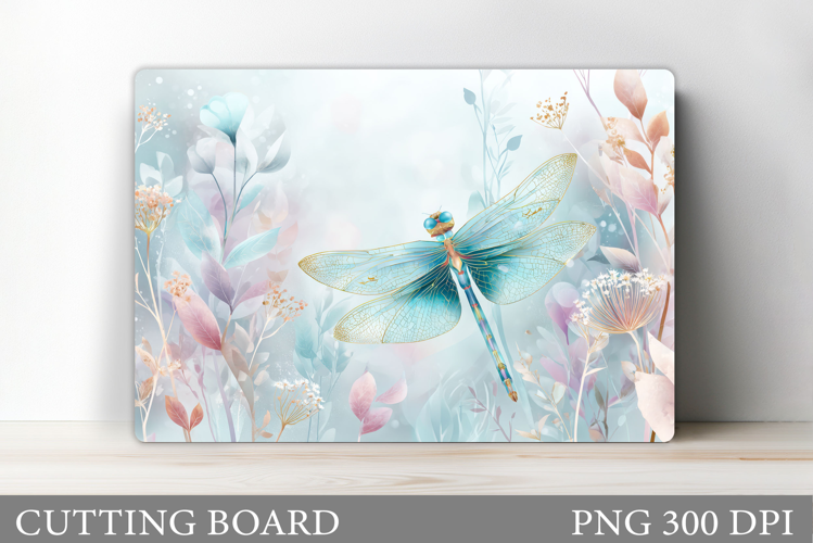 Dragonfly Cutting Board Design. Dragonfly Sublimation