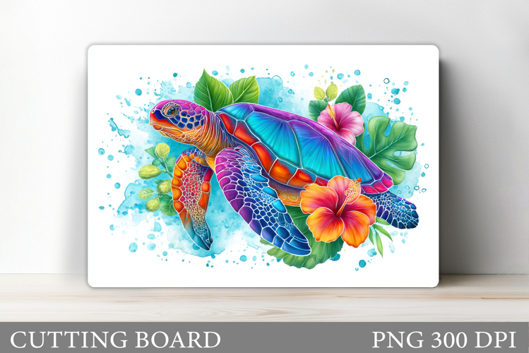 Sea Turtle Cutting Board. Sea Turtle Sublimation