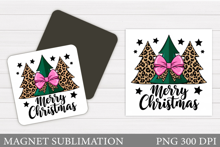 Christmas Tree Magnet Sublimation. Christmas Magnet Design