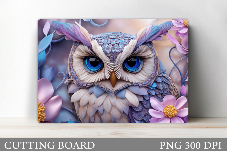 Owl Cutting Board Design. Owl Sublimation