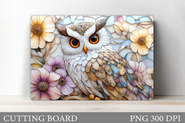 Owl Cutting Board Design. Owl Sublimation