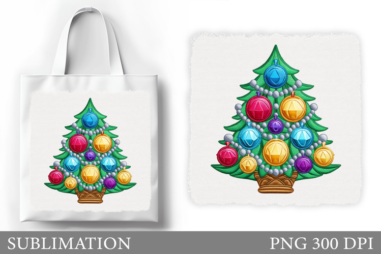 Christmas Tree Tote Bag. Christmas Tote Bag Design