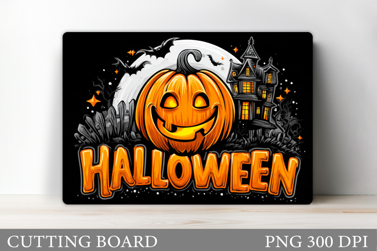 Halloween Pumpkin Cutting Board. Halloween Cutting Board