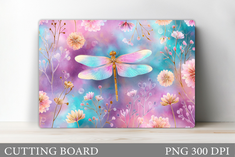 Dragonfly Cutting Board Design. Dragonfly Sublimation
