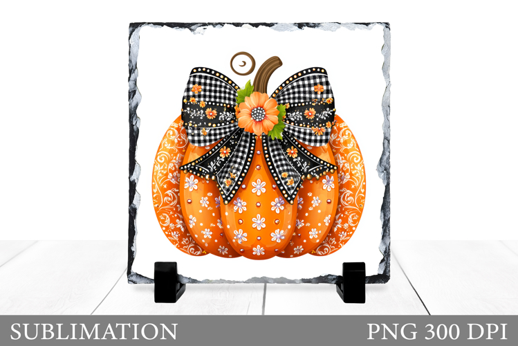 Pumpkin Slate Design. Pumpkin Sublimation