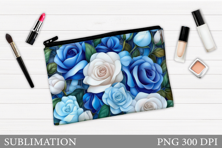 Roses Makeup Bag Design. Roses Sublimation