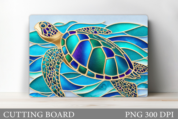 Turtle Kitchen Cutting Board. Sea Turtle Cutting Board