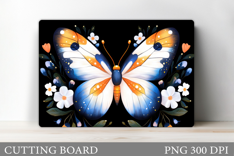 Butterfly Cutting Board Design. Butterfly Sublimation