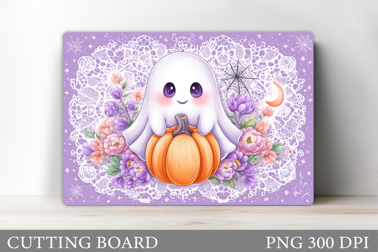 Halloween Ghost Cutting Board. Halloween Cutting Board
