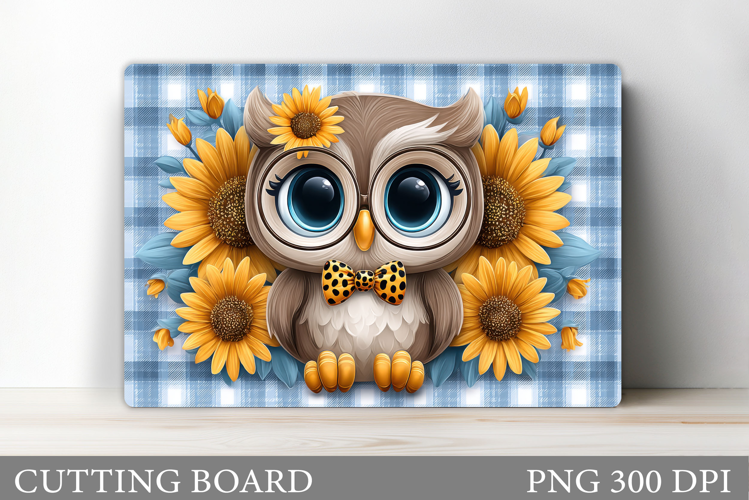 Cute Owl Cutting Board. Owl Kitchen Cutting Board
