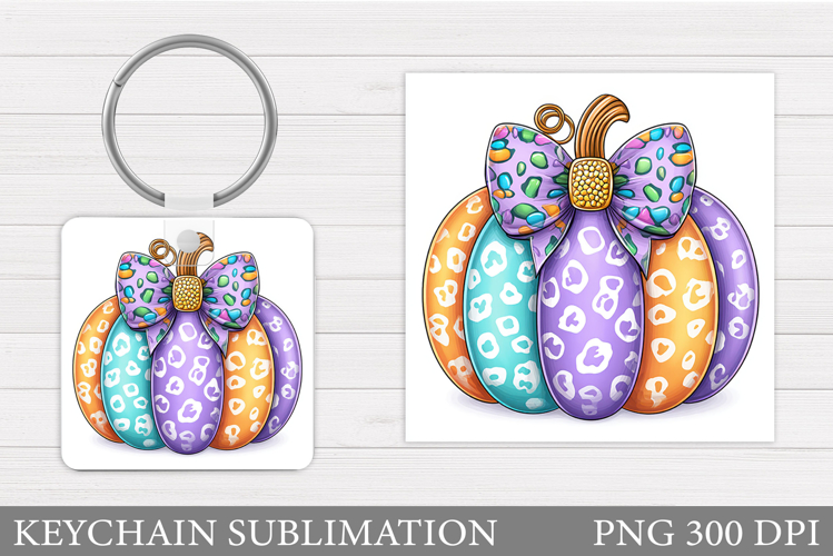 Pumpkin Keychain Design. Pumpkin Sublimation