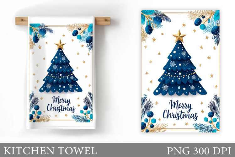 Christmas Tree Kitchen Towel. Christmas Kitchen Towel Design