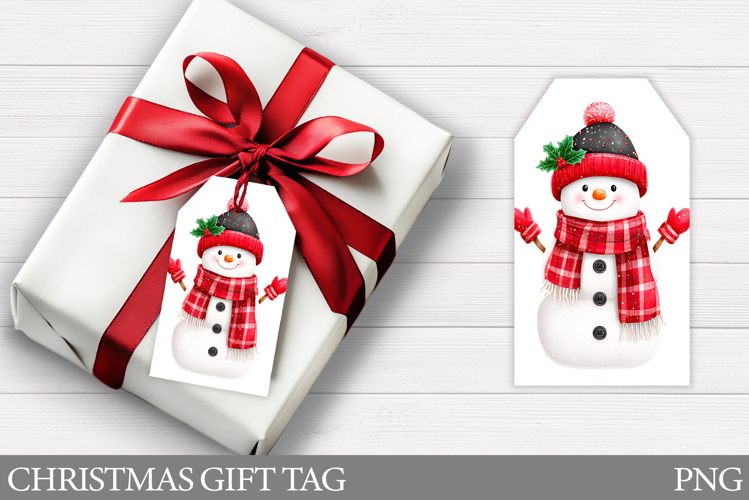 Christmas Snowman Gift Tag. Christmas Gift Tags Printable