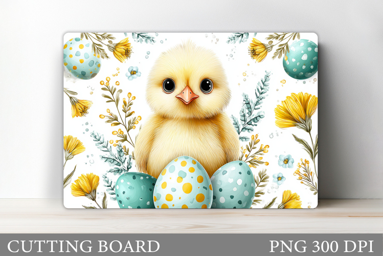 Easter Chick Cutting Board. Easter Cutting Board Design