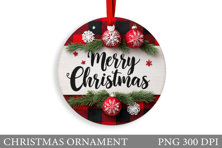 Christmas Ornament Sublimation. Winter Christmas Ornament