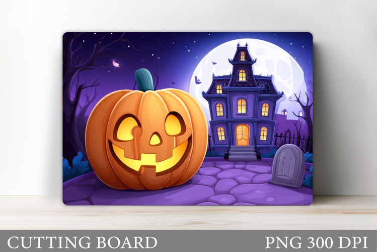 Halloween Pumpkin Cutting Board. Halloween Cutting Board