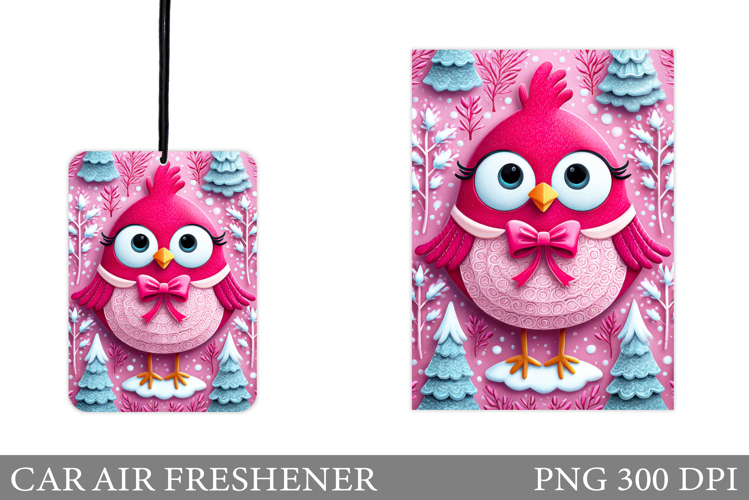 Cute Bird Car Air Freshener. Christmas Car Air Freshener