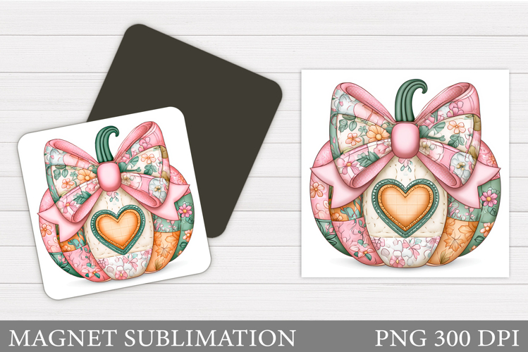 Pumpkin Magnet Design. Pumpkin Sublimation