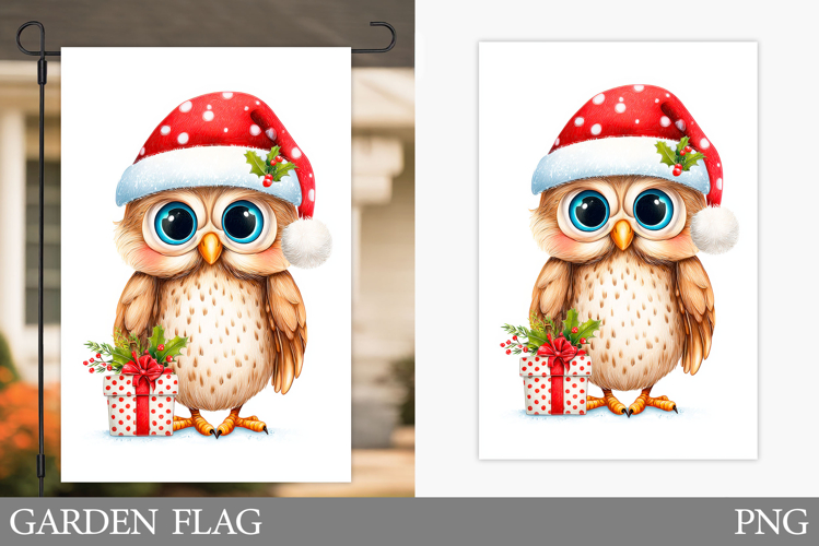 Christmas Owl Kitchen Towel. Christmas Owl Kitchen Towel