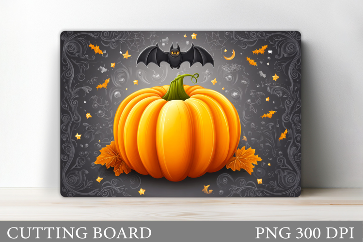 Halloween Pumpkin Cutting Board. Halloween Cutting Board
