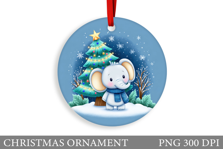 Cute Elephant Clipart Image 8