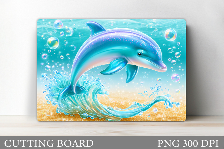Dolphin Cutting Board Design. Dolphin Sublimation