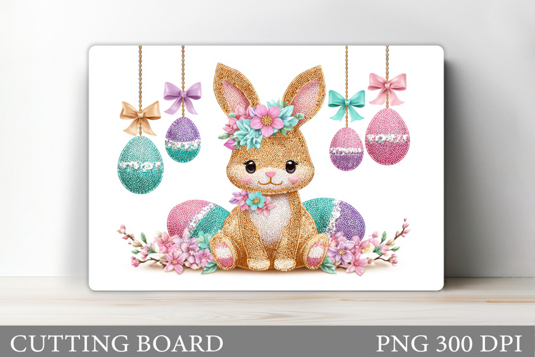 Easter Bunny Cutting Board. Easter Cutting Board Sublimation