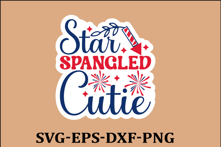 4th of July Sticker Svg Design, Patriotics Quotes Svg, 4t