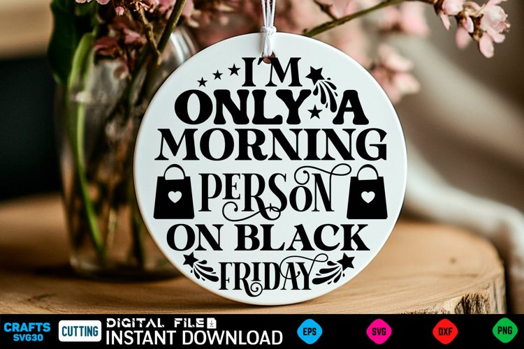 Black Friday Round Sign SVG design, Black Friday Quotes