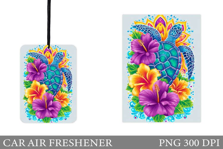 Turtle Car Air Freshener. Sea Car Air Freshener Design