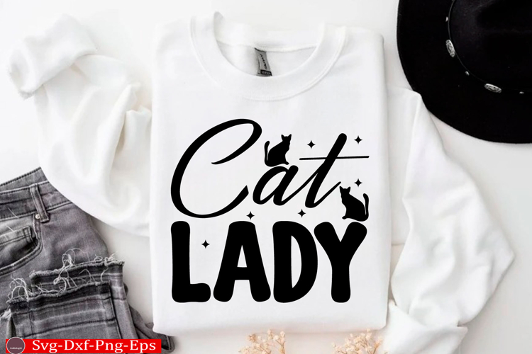 Cat SVG Design Cats quotes T-Shirt png