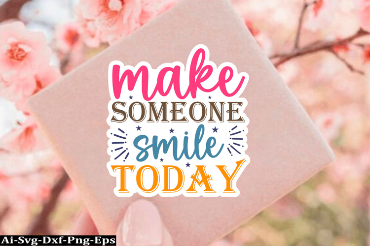Inspirational Sticker Svg Design, motivational quotes
