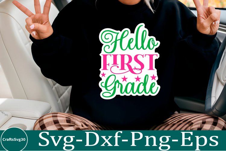 Back To School sticker svg Design School   Teacher SVG