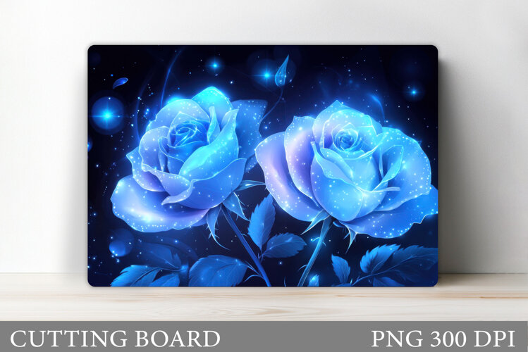 Roses Cutting Board. Flowers Cutting Board Sublimation example image 1