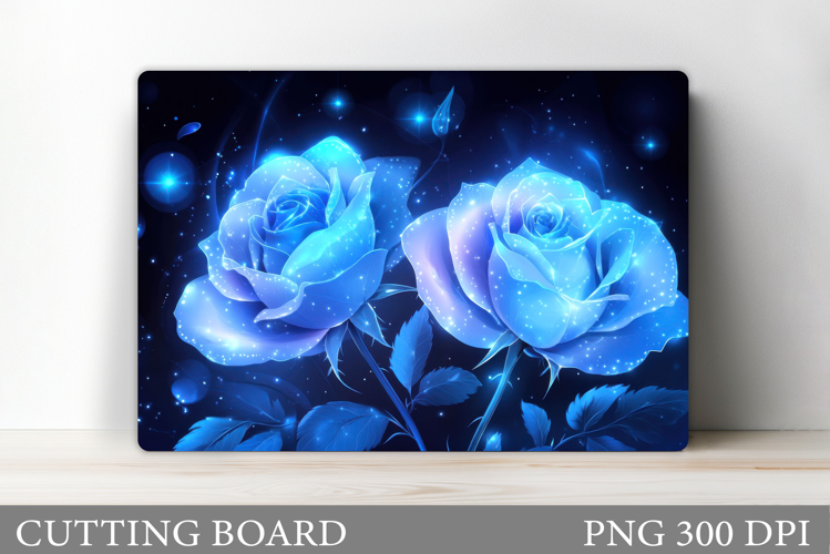 Roses Cutting Board. Flowers Cutting Board Sublimation