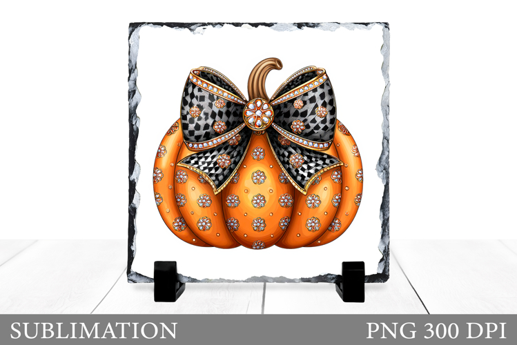 Fall Pumpkin Slate Sublimation. Fall Pumpkin Sublimation