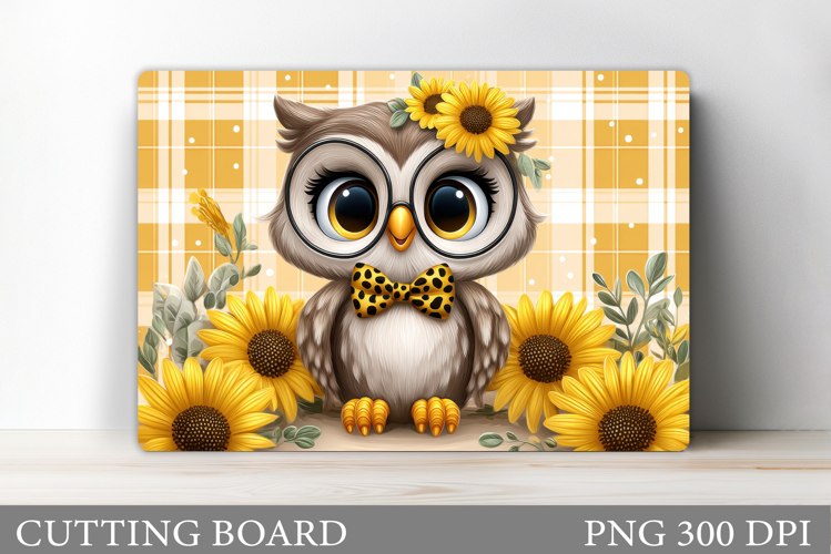 Cute Owl Cutting Board. Owl Kitchen Cutting Board