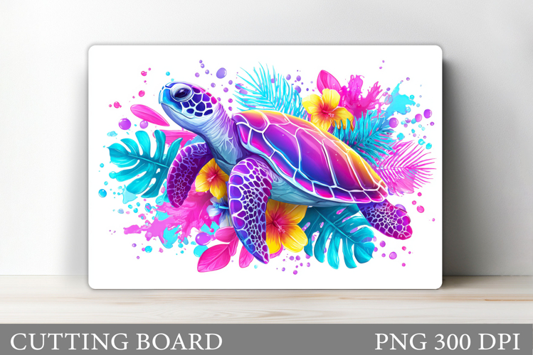 Turtle Kitchen Cutting Board. Sea Turtle Cutting Board