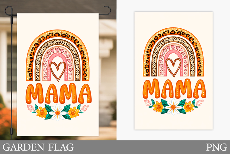 Mothers Day Garden Flag. Flowers Garden Flag Sublimation